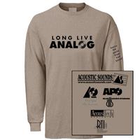  - Long Live Analog Shirt/ Men's XXLarge Long Sleeve 